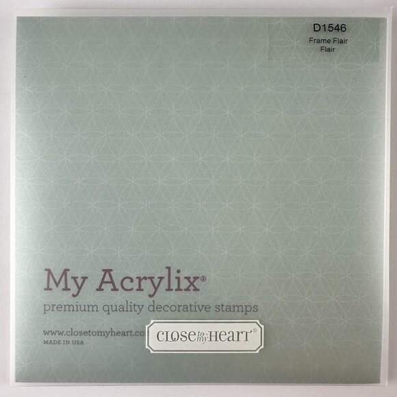 My Acrylix Stamps By Close To My Heart - Frame Flair dd1546 - Picture 2 of 2